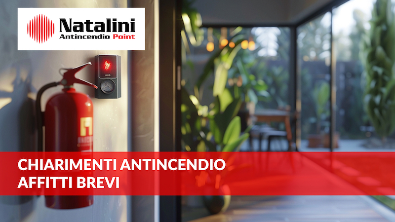 estintore rilevatore antincendio affitti brevi